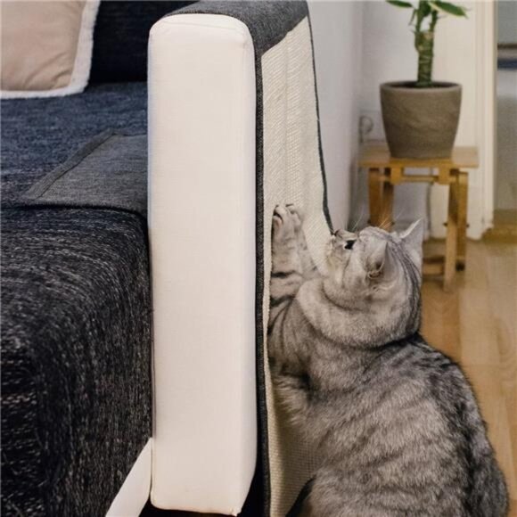 2X Cat Scratch Mats Sofa Protector -Natural Sisal Furniture Protector Scratching - Picture 2 of 8